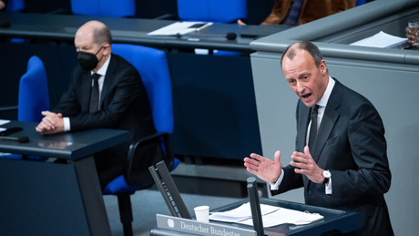 Friedrich Merz: "Gefährdung des Friedens in Europa geht ausschließlich von Russland und Putin aus"