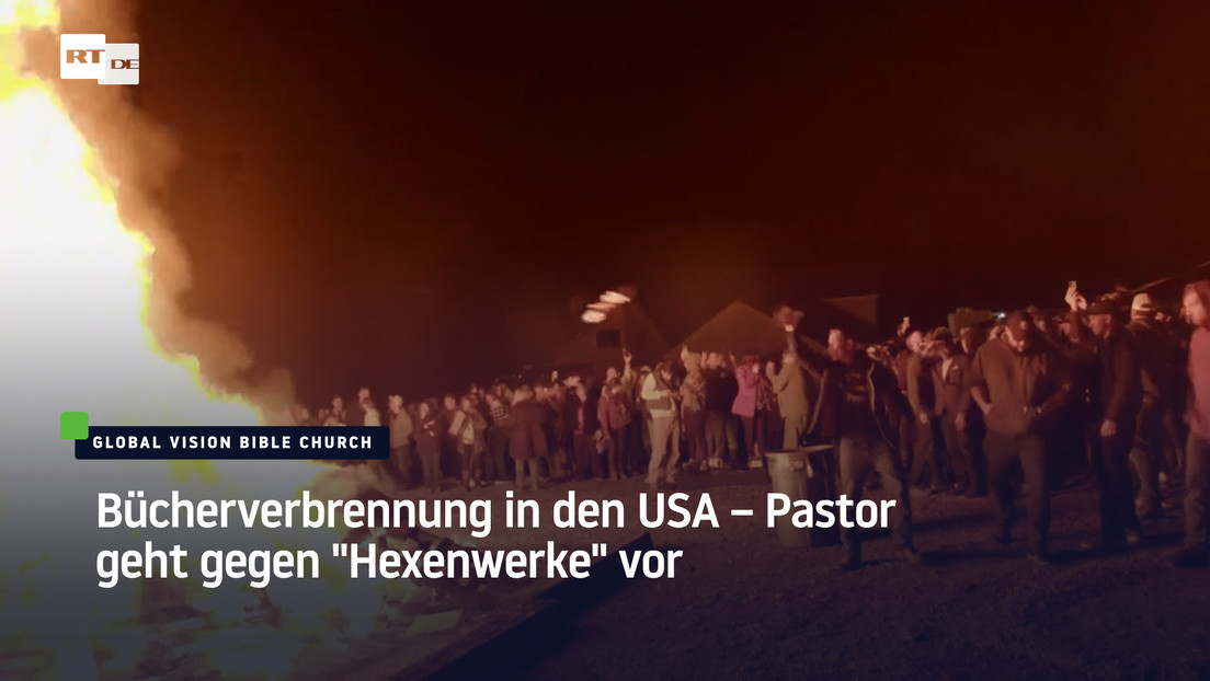 Bücherverbrennung in den USA – Pastor geht gegen "Hexenwerke" vor
