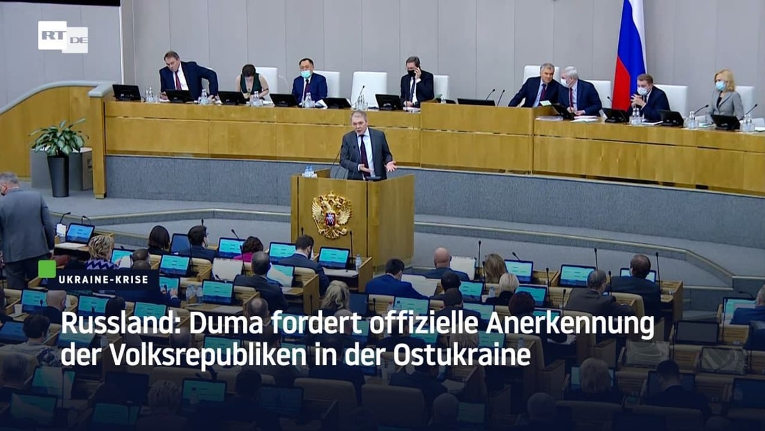 Russland: Duma fordert offizielle Anerkennung der Volksrepubliken in der Ostukraine