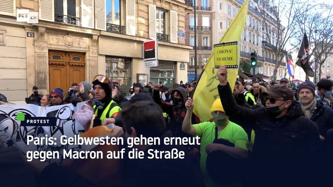 Paris: Gelbwesten gehen erneut gegen Macron auf die Straße