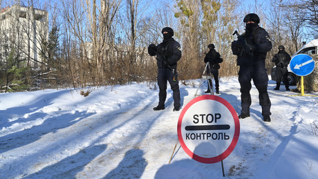 Ukraine übt Häuserkampf und Evakuierung von Verletzten im Gebiet um AKW Tschernobyl
