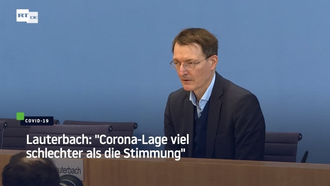 "Viel schlechter als die Stimmung" – Lauterbach zur Corona-Lage in Deutschland