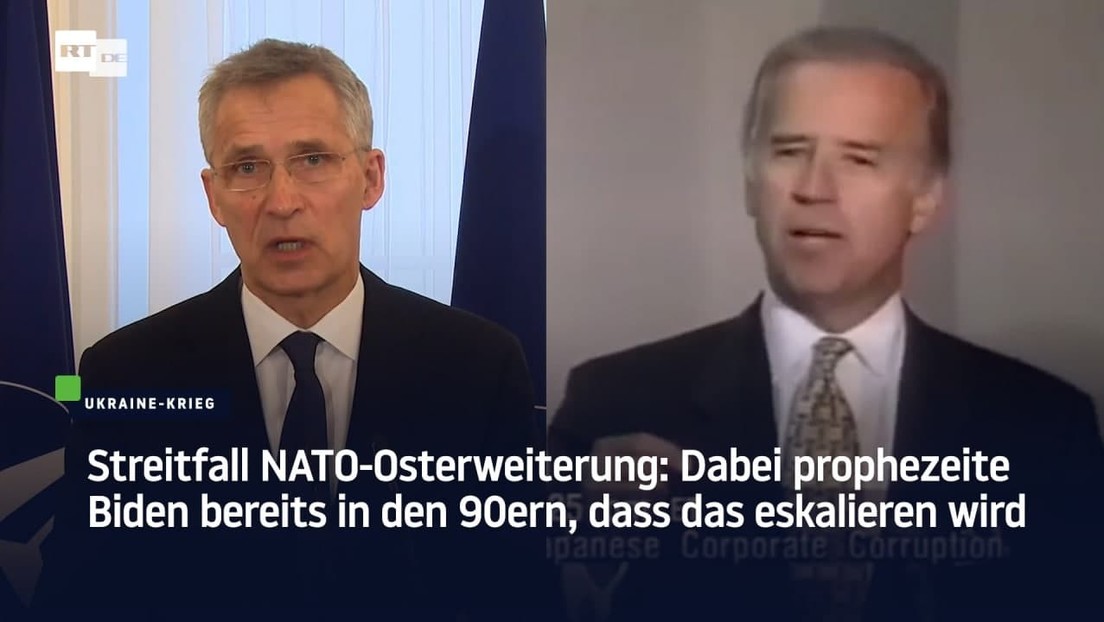 Streitfall NATO-Osterweiterung – Biden prophezeite bereits in den 1990ern eine Eskalation