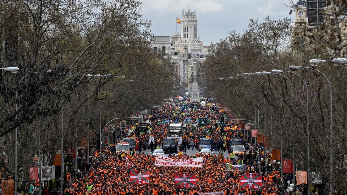 Spanien: Tausende Landbewohner protestieren gegen steigende Preise