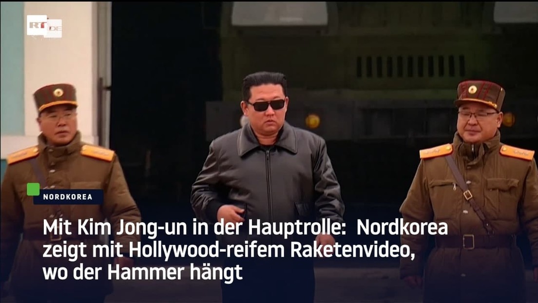 Kim Jong-un in Hauptrolle: Nordkorea zeigt Hollywood-reifen Raketenstart (Video)