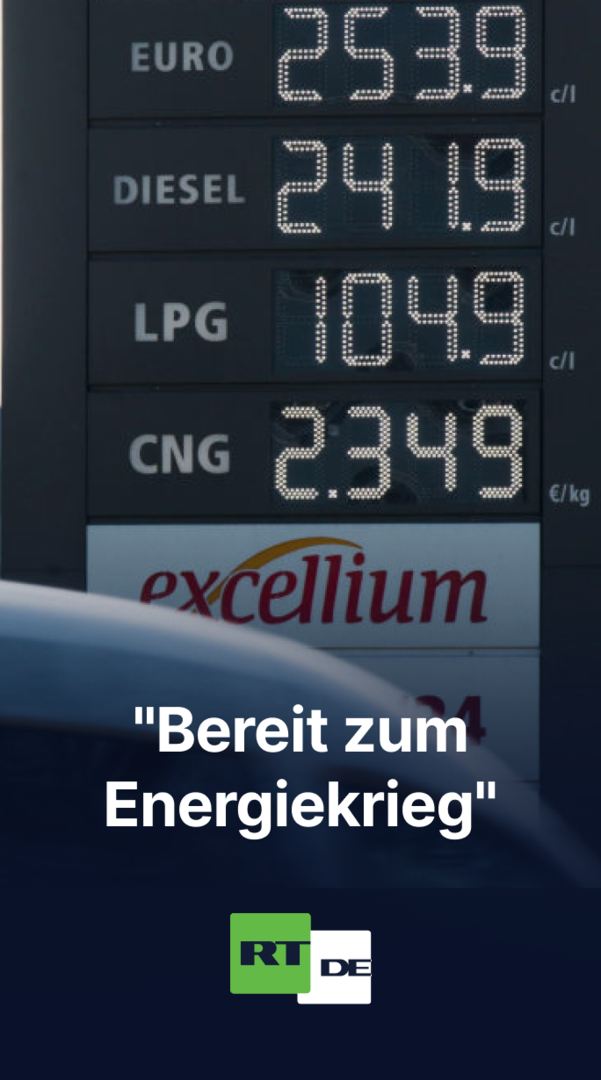 "Bereit zum Energiekrieg": Russland bereitet Sanktionsgegenschlag vor