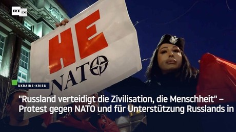 "Russland verteidigt die Zivilisation, die Menschheit" – Protest in Belgrad gegen die NATO