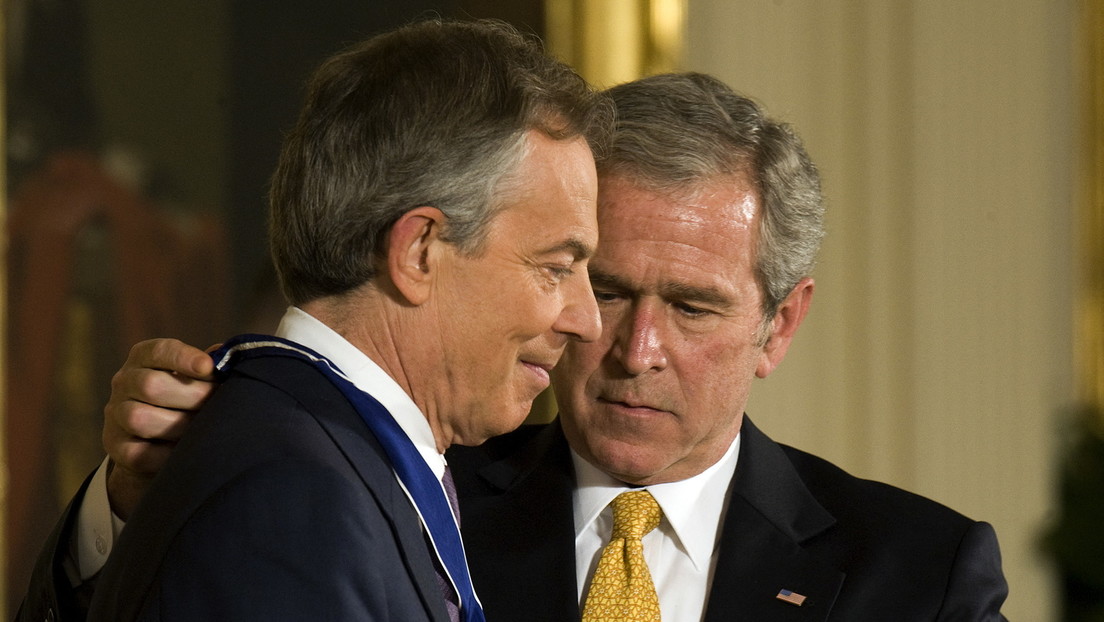 Bush und Blair haben keinerlei moralische Autorität, Russland wegen der Ukraine zu belehren