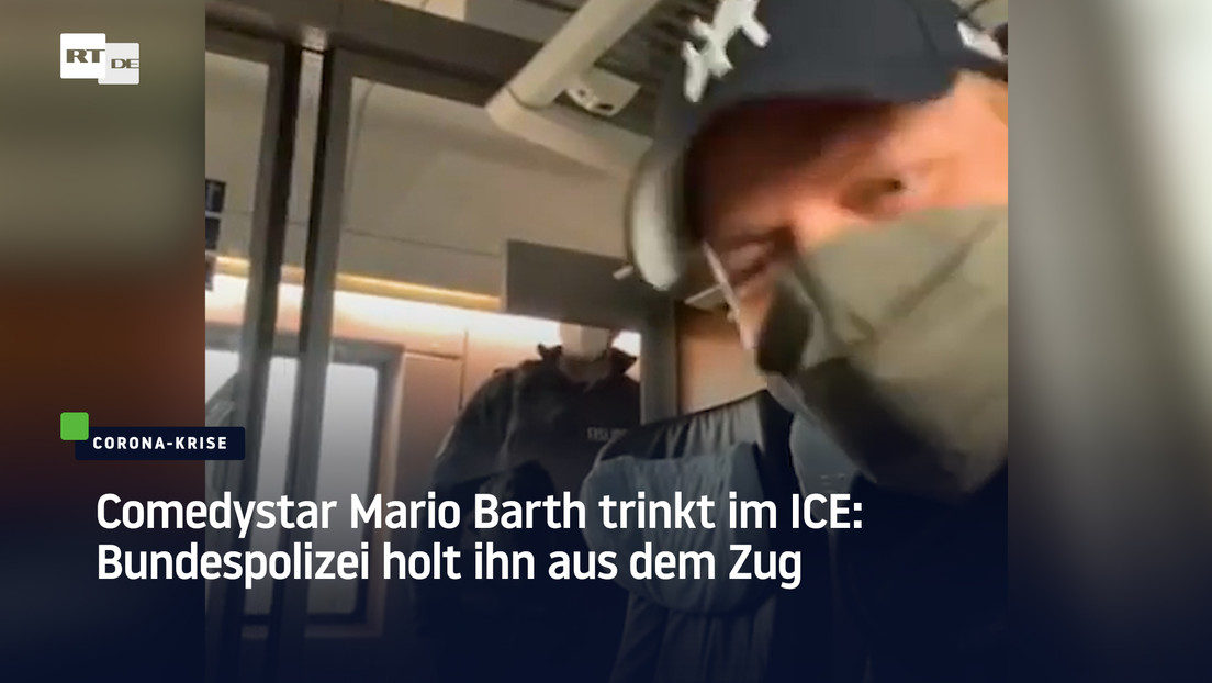 "Maskenpflicht, kennste?" – Bundespolizei holt Comedystar Mario Barth aus dem Zug