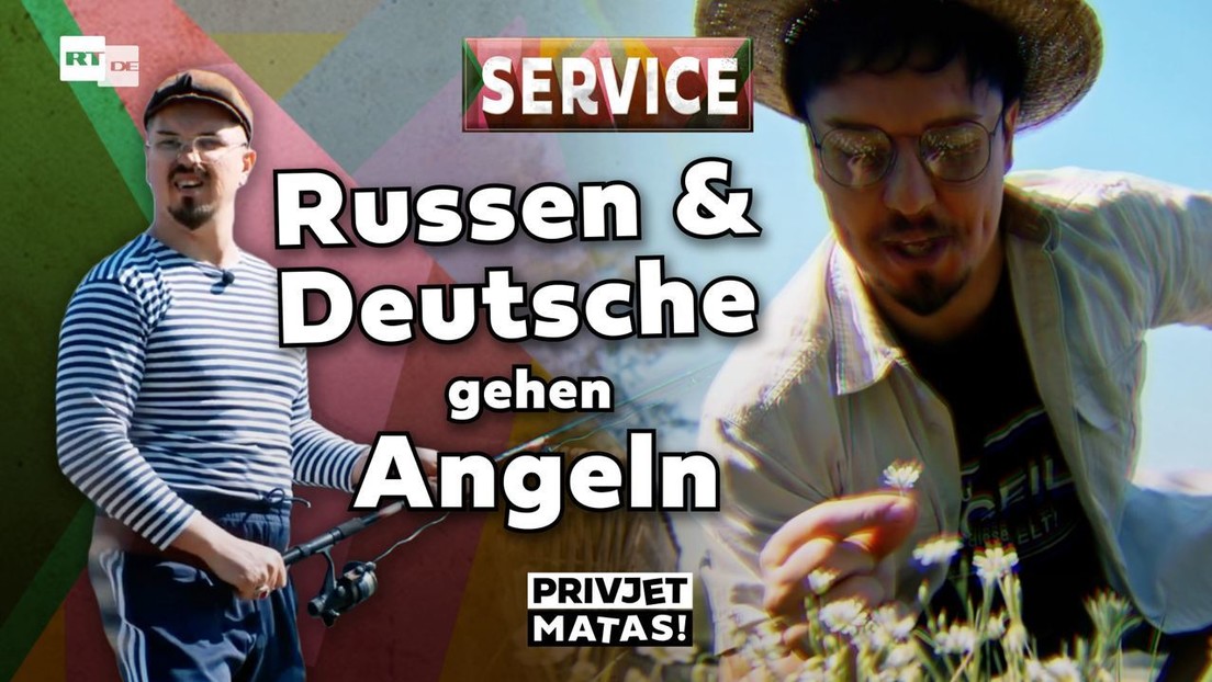Russen und Deutsche gehen angeln | Privjet Matas! – Service