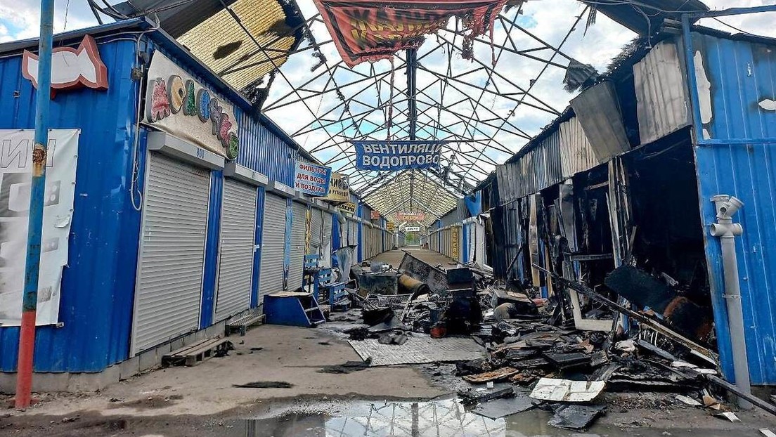 "Terrorakt": Über den ukrainischen Beschuss eines Gemüsemarktes in Donezk