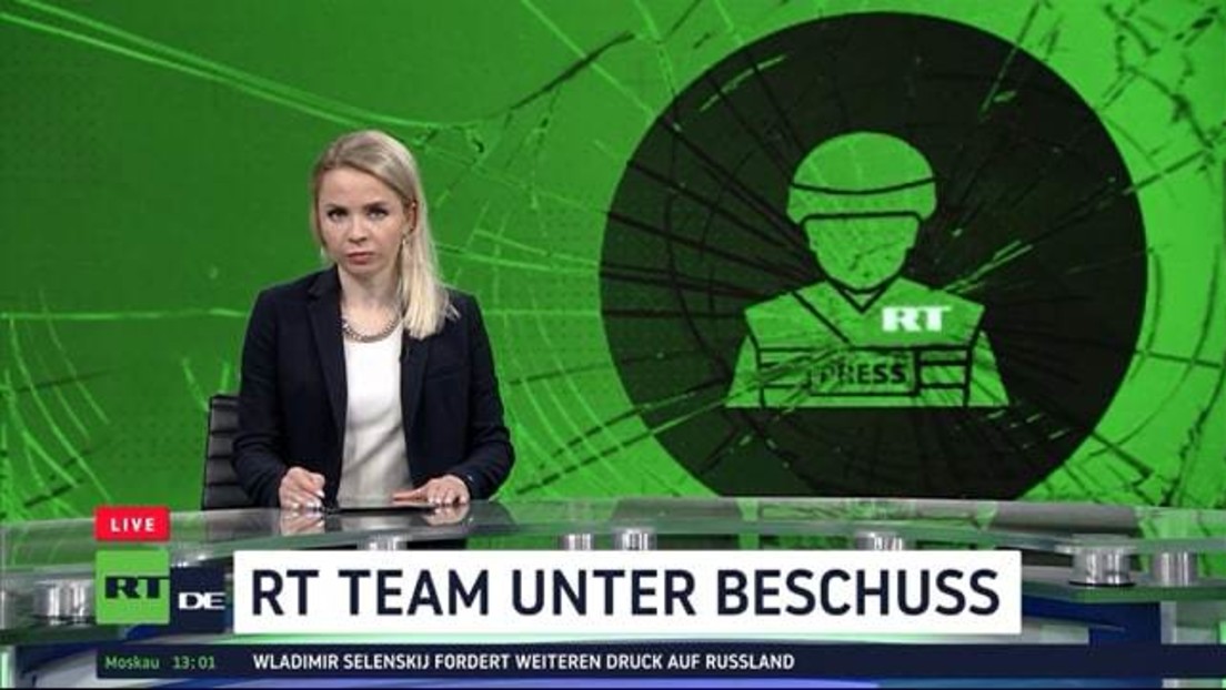 RT-Team unter Raketen-Beschuss: Zwei Kameramänner verletzt