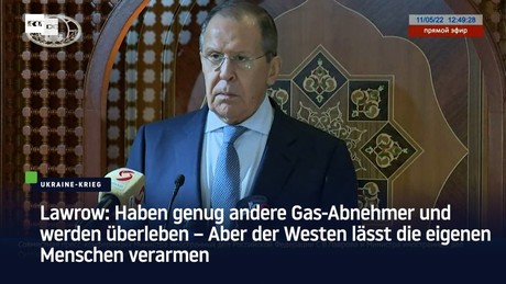 Lawrow: Haben genug andere Gas-Abnehmer – Aber der Westen lässt die eigenen Menschen verarmen
