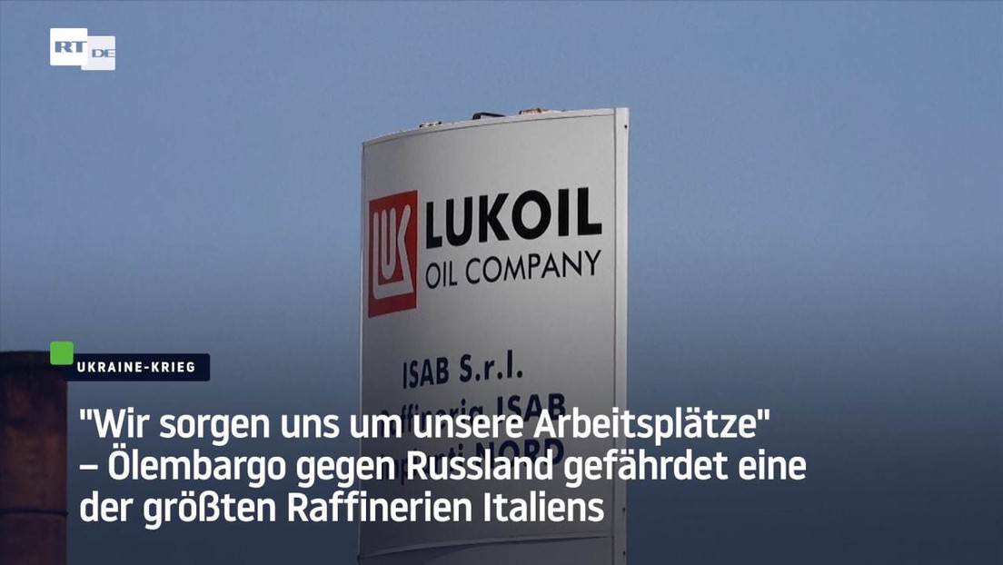 "Wir sorgen uns um unsere Arbeitsplätze" – Embargo gegen Russland gefährdet italienische Raffinerie