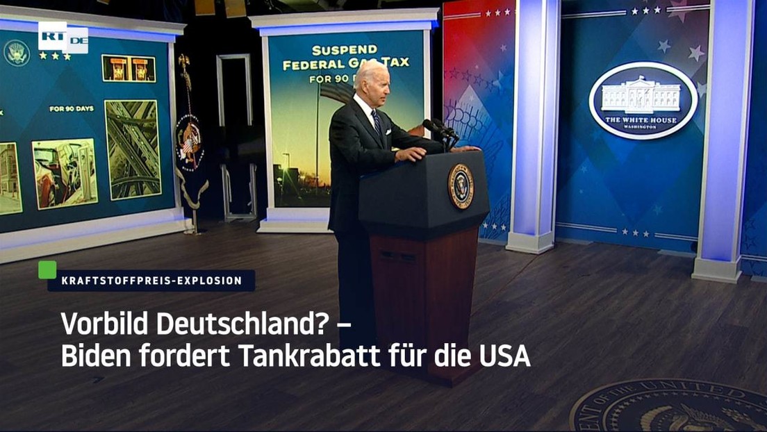 Vorbild Deutschland? – Biden fordert Tankrabatt für die USA
