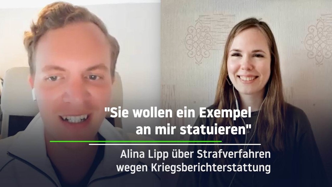 "Sie wollen ein Exempel an mir statuieren" – Alina Lipp im Gespräch mit RT DE