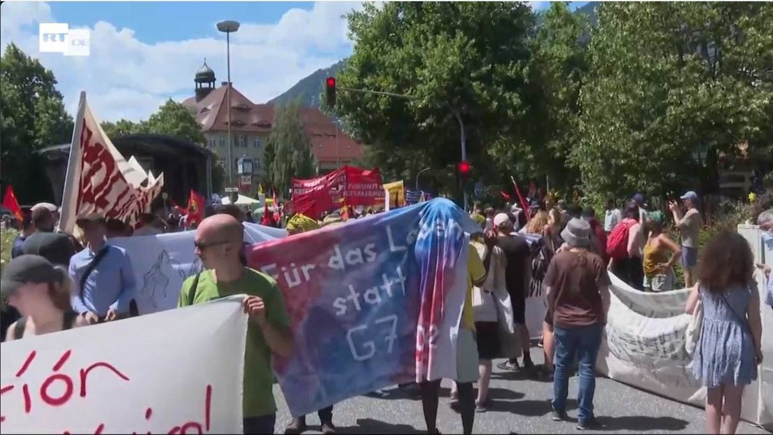 LIVE aus Garmisch-Partenkirchen: Protest gegen G7-Gipfel