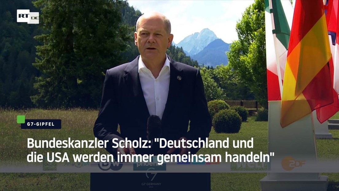 Bundeskanzler Scholz: "Deutschland und die USA werden immer gemeinsam handeln"