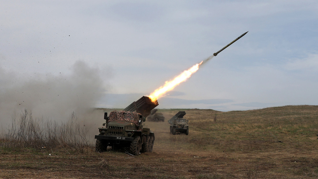 Liveticker zum Ukraine-Krieg: Ukrainische Truppen beschießen Donezk mit "Grad"-Mehrfachraketenwerfer