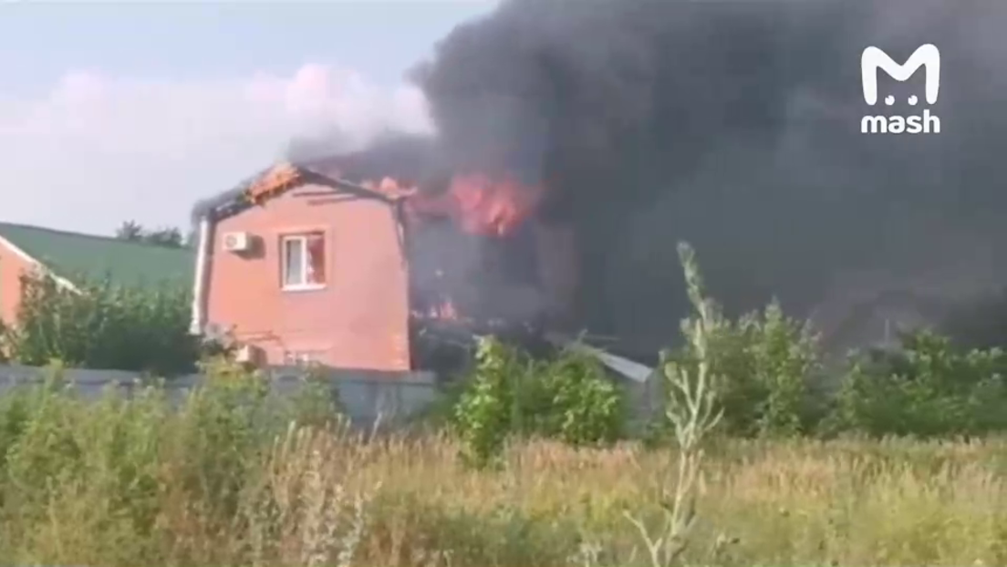 Liveticker zum Ukraine-Krieg: Brand nach Absturz einer Drohne über russischem Taganrog
