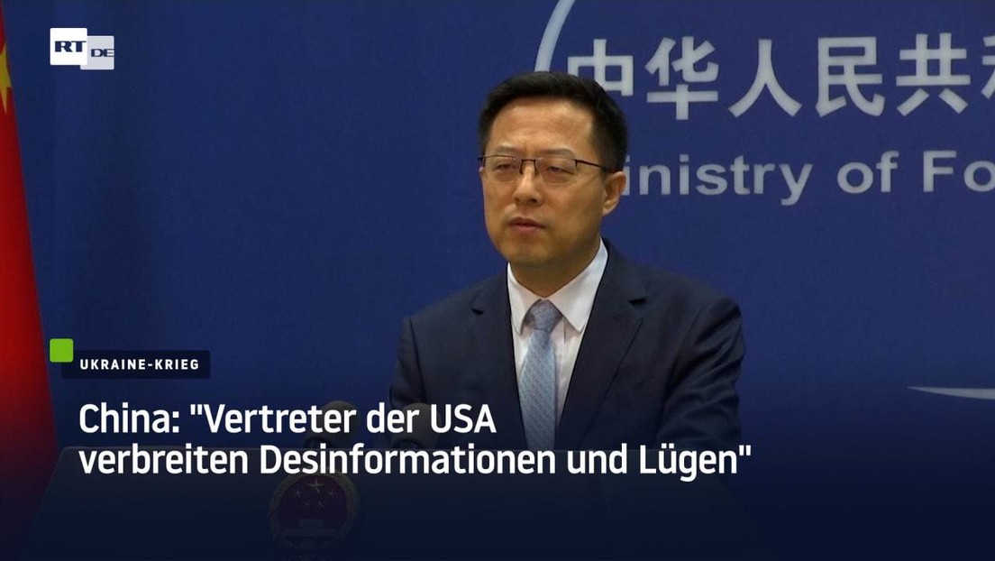 China: "Vertreter der USA verbreiten Desinformationen und Lügen"