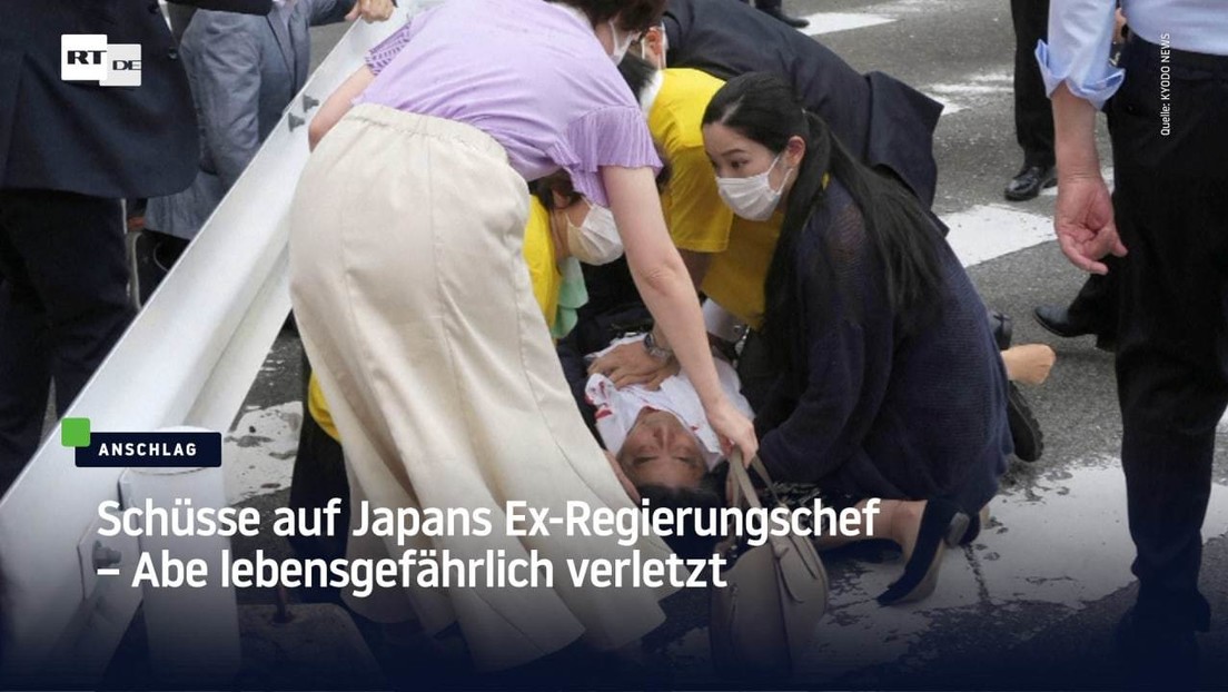 Schüsse auf Japans Ex-Regierungschef – Abe lebensgefährlich verletzt
