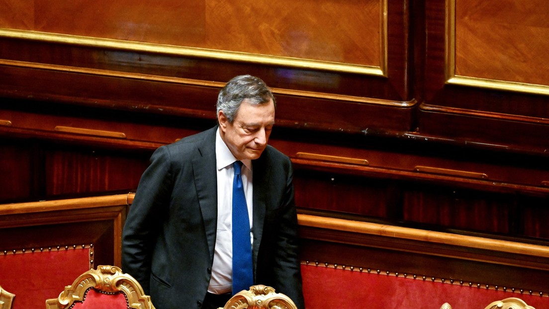 Regierungskrise in Italien: Ministerpräsident Mario Draghi tritt zurück
