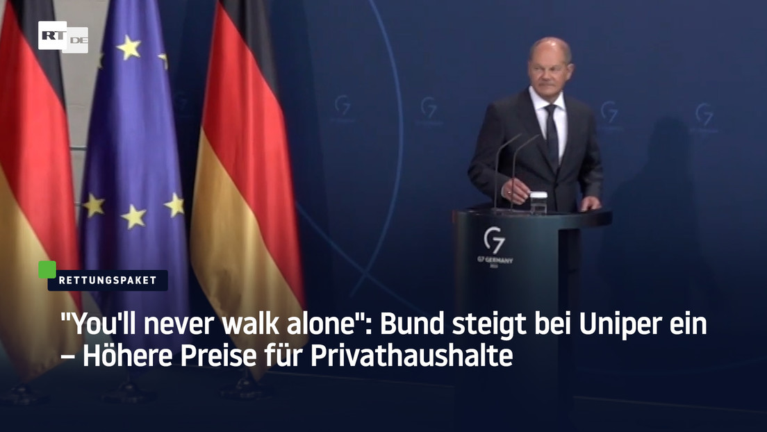 "You'll never walk alone" – Bund steigt bei Uniper ein