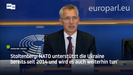 Stoltenberg: NATO unterstützt die Ukraine bereits seit 2014 und wird es auch weiterhin tun