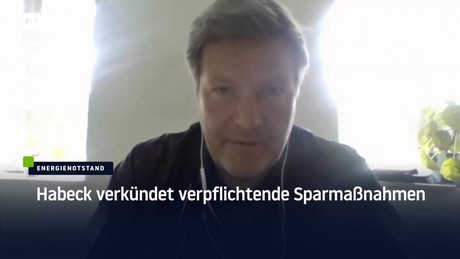 Gaseinsparverordnung: Wirtschaftsminister Habeck verkündet weiteres Paket zum Energiesparen