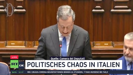 Politisches Chaos in Italien nach Draghi-Rücktritt