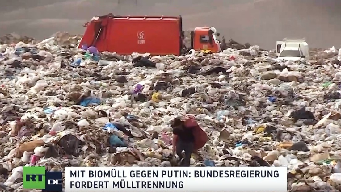 Mit Biomüll gegen Putin: Bundesregierung fordert Mülltrennung