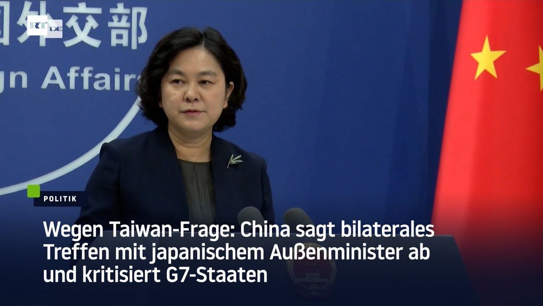 Wegen Taiwan-Frage: China sagt Treffen mit japanischem Außenminister ab und kritisiert G7