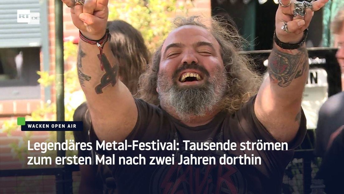 Legendäres Metal-Festival Wacken: Tausende strömen zum ersten Mal nach zwei Jahren wieder dorthin