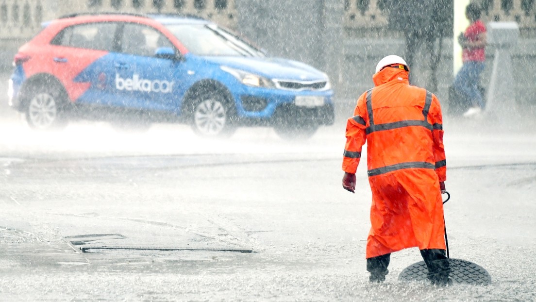 Starkregen in Moskau: Drei Arbeiter kommen in Kanalisation ums Leben