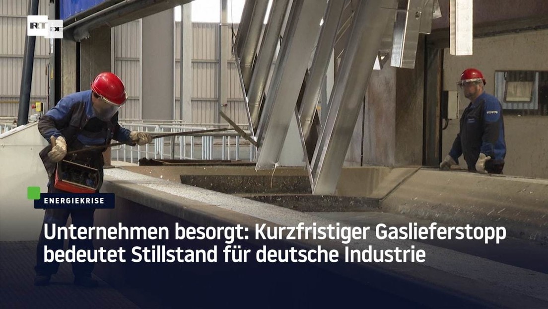 Unternehmen besorgt: Kurzfristiger Gaslieferstopp bedeutet Stillstand für deutsche Industrie
