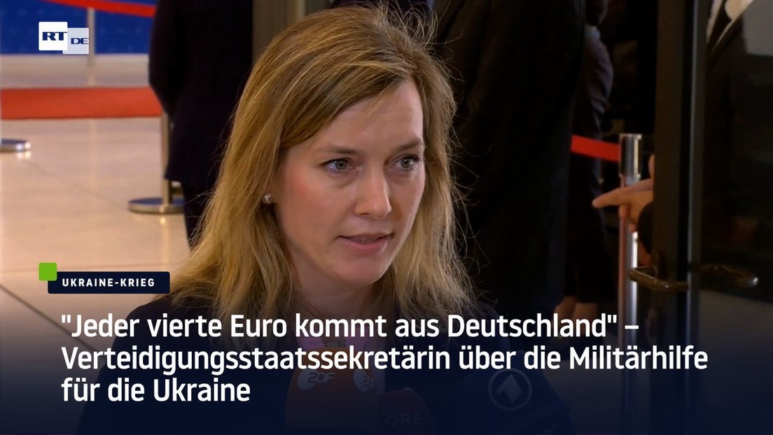 Verteidigungsstaatssekretärin über Militärhilfe an Ukraine: "Jeder vierte Euro aus Deutschland"