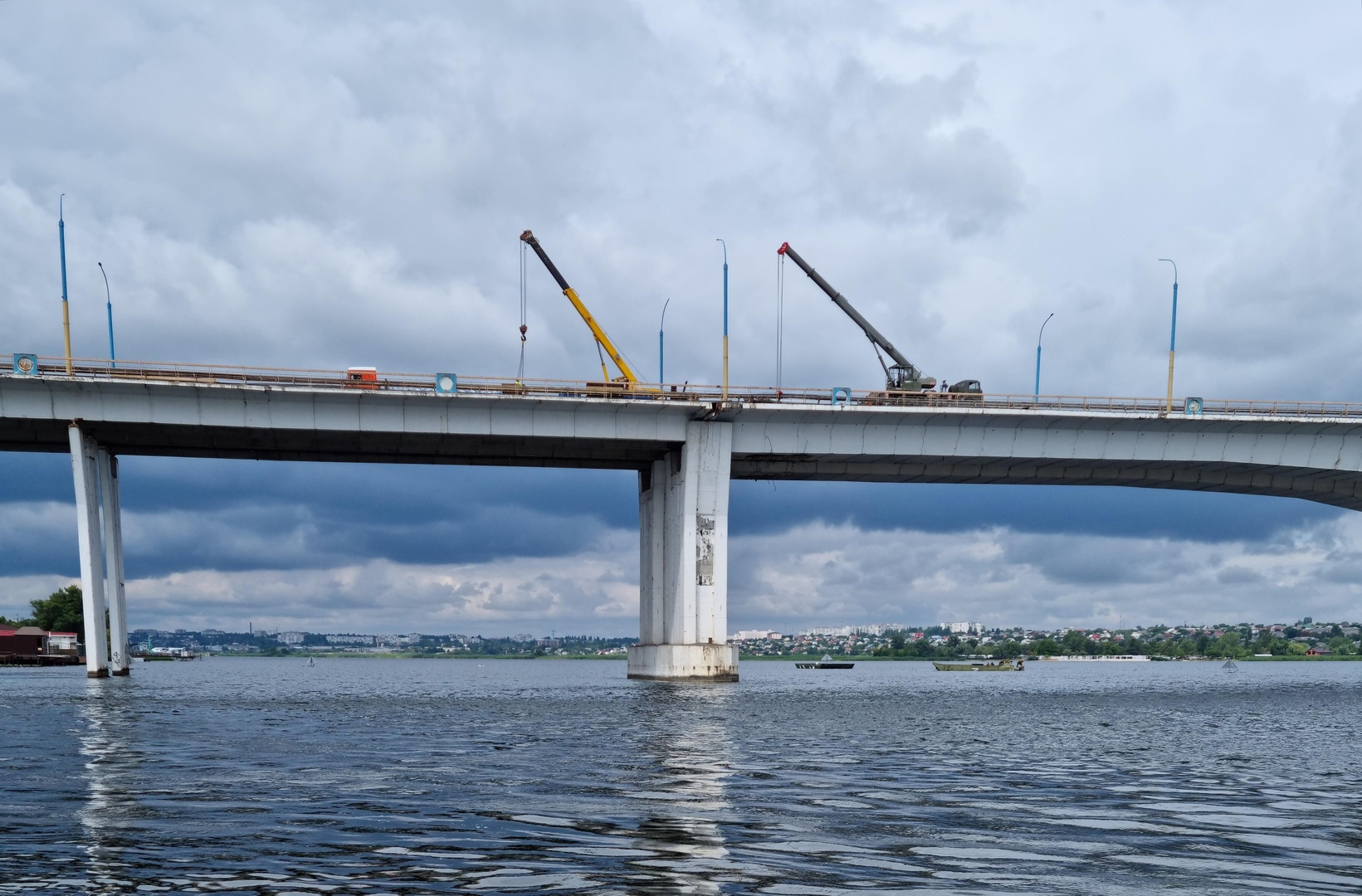 антоновский мост разрушен фото