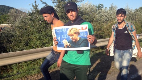 Migrationslobby im Kanzleramt