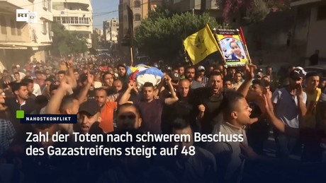 Israelischer Beschuss des Gazastreifens: Zahl der Toten steigt auf 48