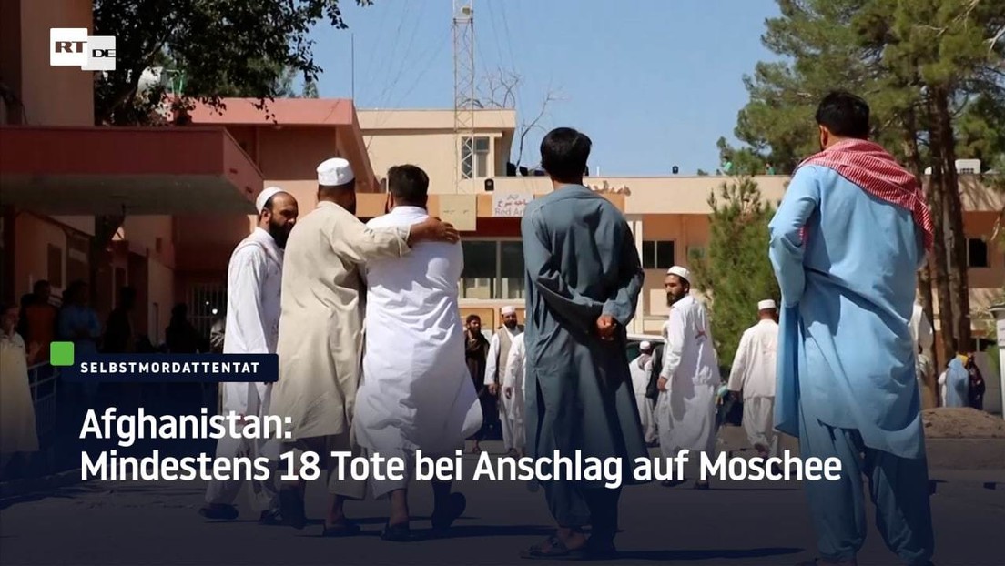 Afghanistan: Mindestens 18 Tote bei Anschlag auf Moschee