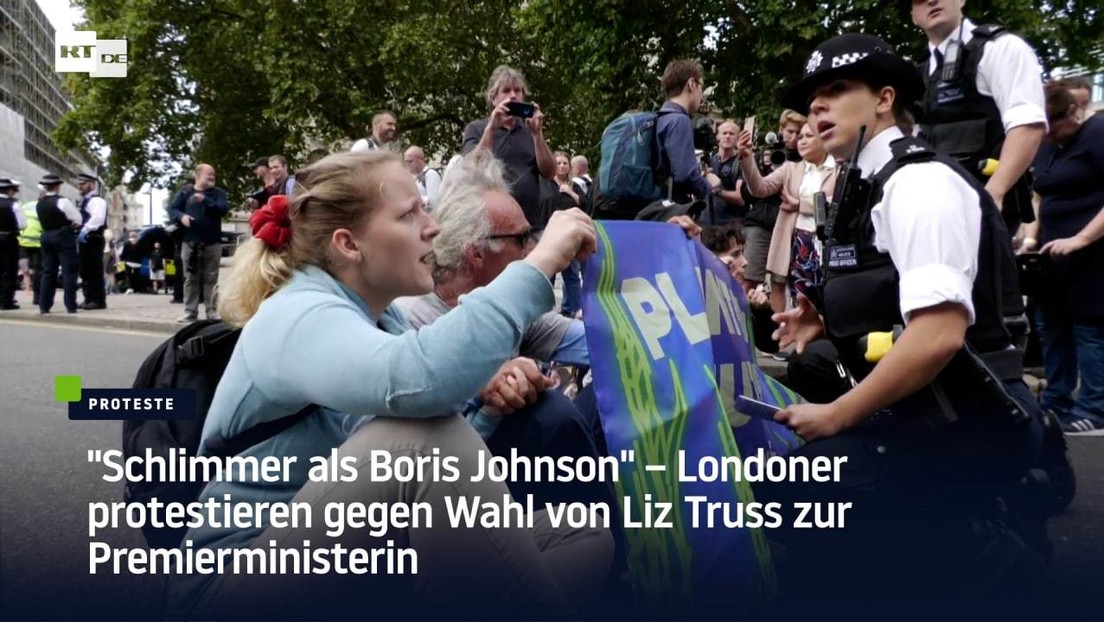 Londoner protestieren gegen künftige Premierministerin Liz Truss: "Schlimmer als Boris Johnson"
