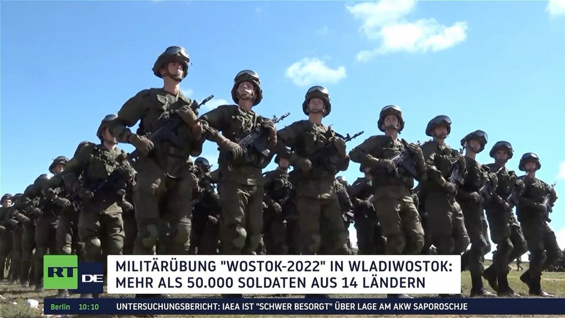 "Wostok 2022" – Mehr als 50.000 Soldaten aus 14 Ländern