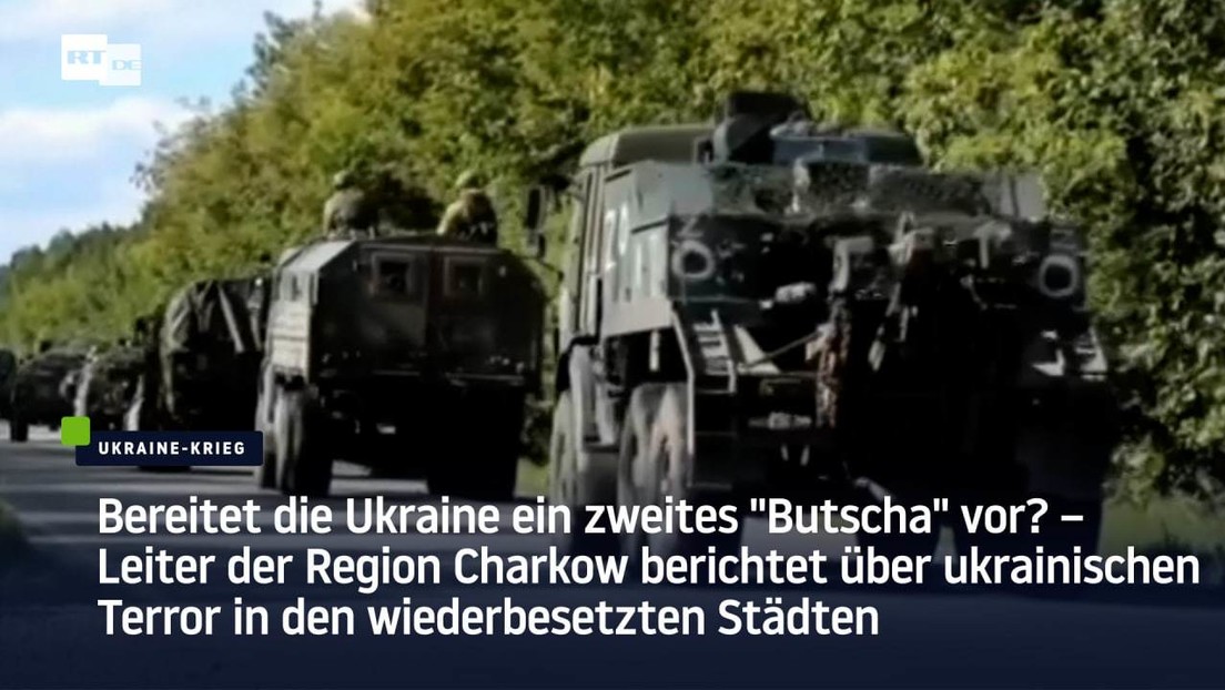 Zweites "Butscha" in Planung? Leiter der Region Charkow berichtet über Massaker an Zivilisten