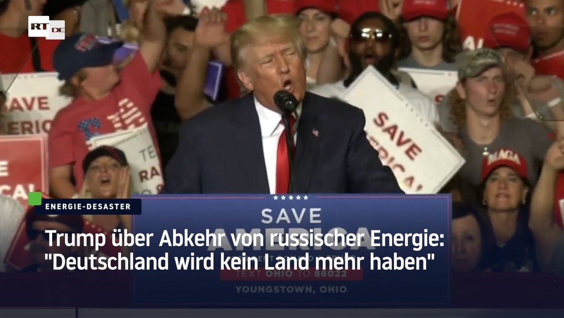 Trump glaubt, dass Deutschland untergeht – Dank grüner Politik und Abkehr von russischer Energie