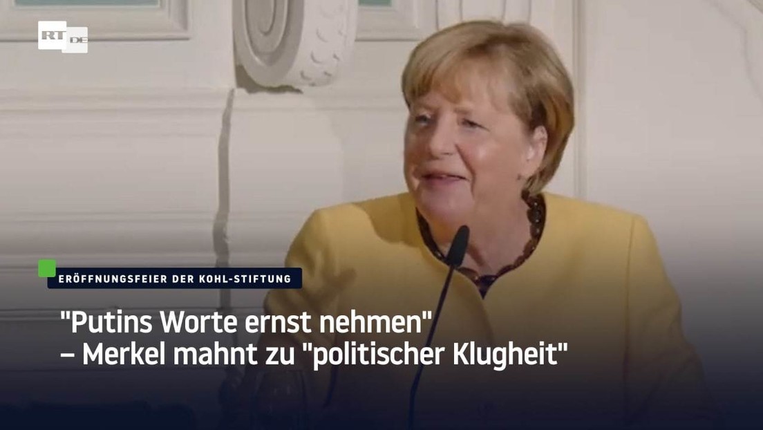 "Putins Worte ernst nehmen" – Merkel mahnt zu "politischer Klugheit"