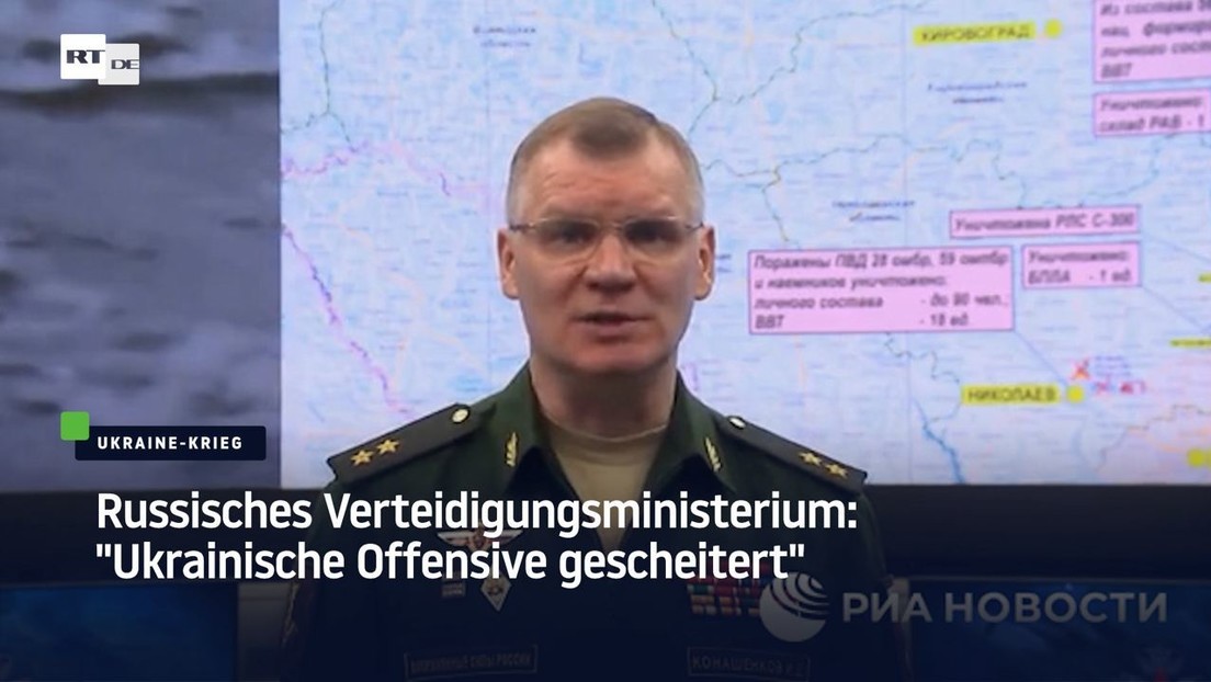 Russisches Verteidigungsministerium: "Ukrainische Offensive gescheitert"