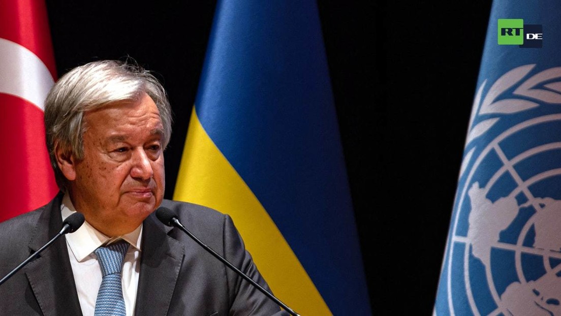 LIVE: UN-Generalsekretär Guterres vor Pressevertretern zur Ukraine