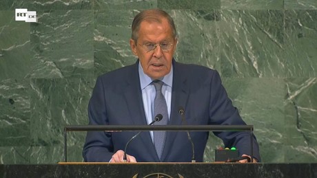 Rede des russischen Außenministers Sergei Lawrow vor der UN-Vollversammlung in New York (Deutsch)