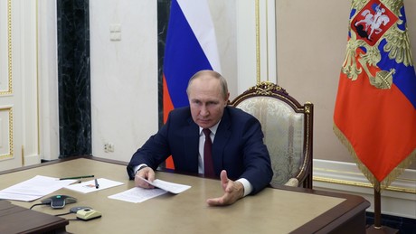 Live-Ticker Ukraine-Krieg: Wladimir Putin: Westen will Blutbad in GUS-Ländern entfesseln
